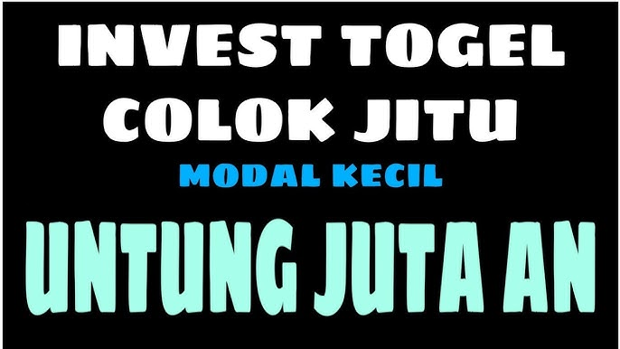 Invest Colok Jitu Togel Online